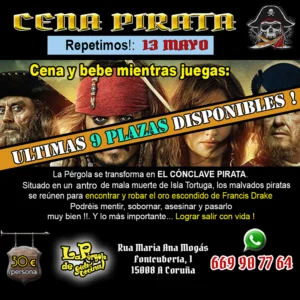 cena pirata instagram 13 mayo 6