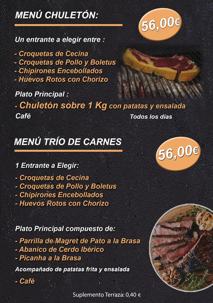 2 Reverso MENUs chuleton y trio 2026